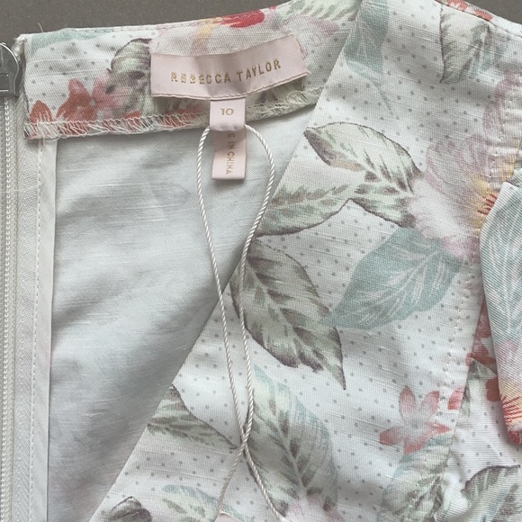 Rebecca Taylor ruffle Kamea fleur wrap dress NWT - Picture 11 of 16